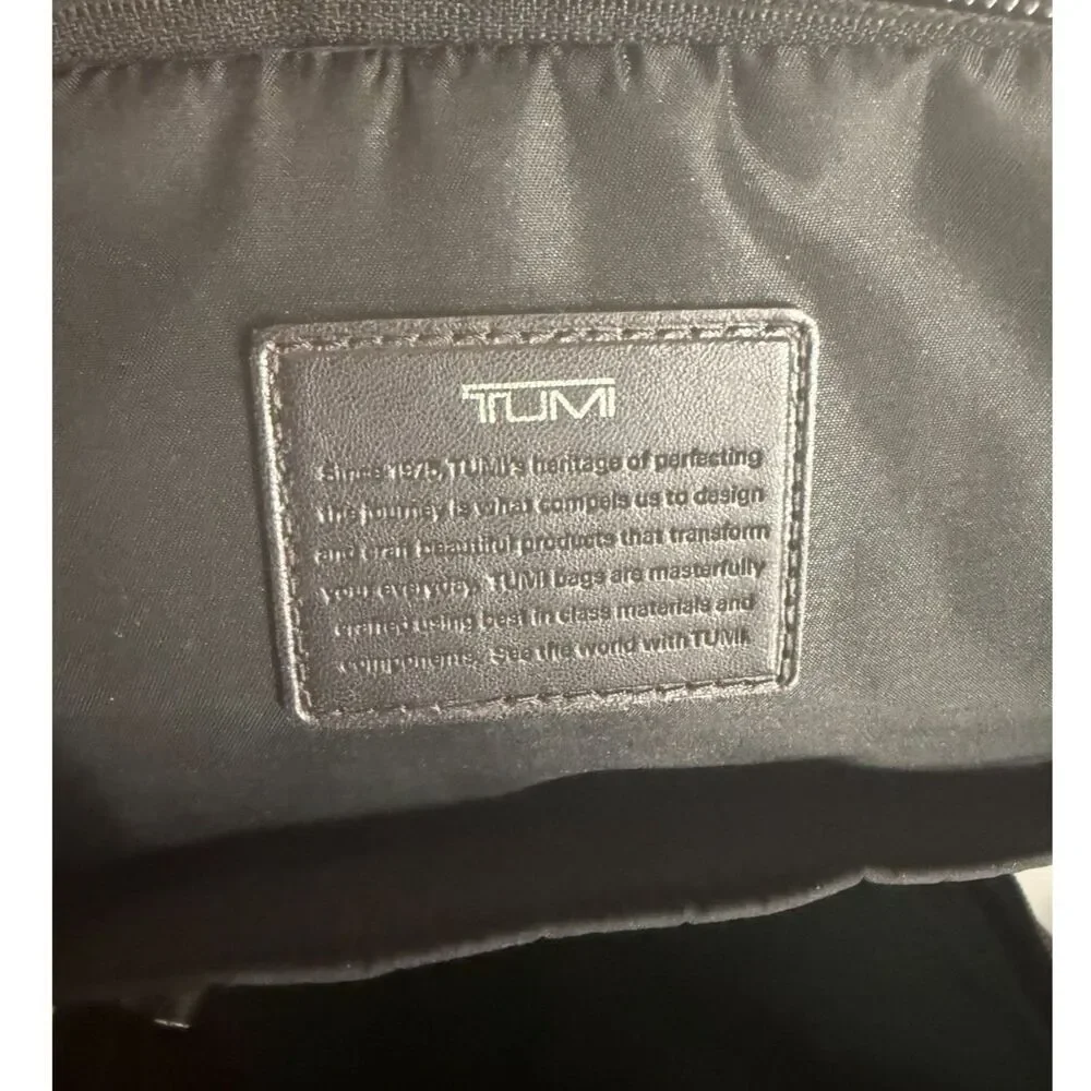 TUMI Alpha Bravo Monterey Sling 222318 Black Ballistic Nylon Crossbody Bag